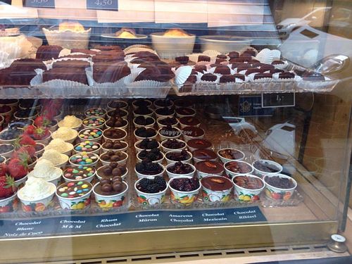 Displays at Süssi Salon de Thé Francais in Vienna