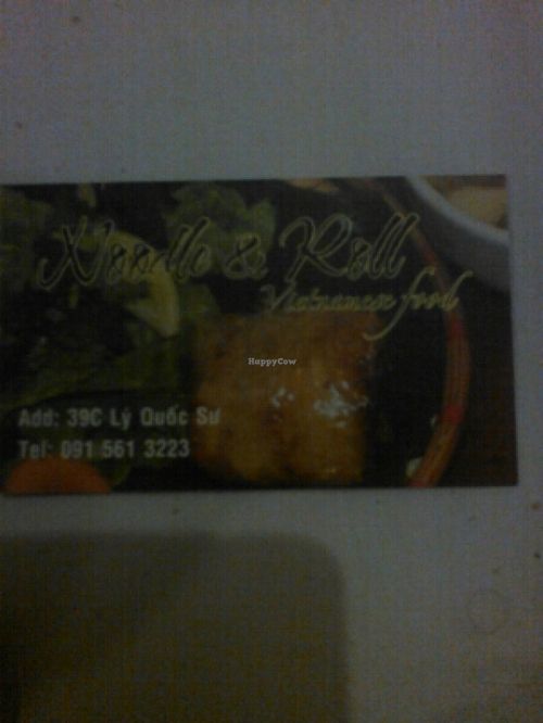 address at Noodle & Roll in Hanoi