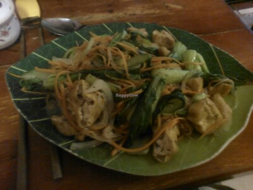 pho xao chay at Noodle & Roll in Hanoi