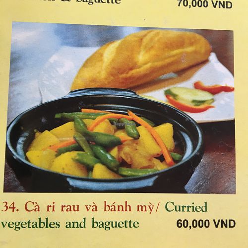 curry bread at Noodle & Roll in Hanoi