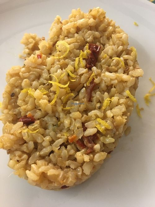 Ottimo riso con pomodorini secchibe scorze di limone at Comese Bar in Rome