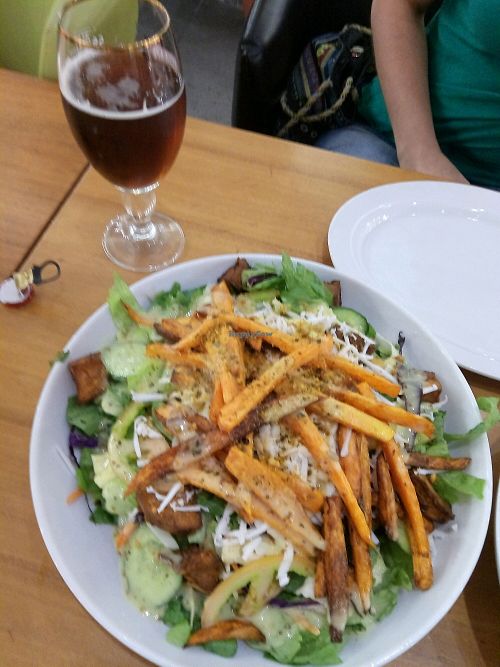 fattoush salad at Greg Cafe in Eilat