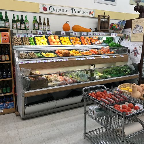 Produce at John Edwards Whole Foods & Wine Cellar Art Gallery in Ellsworth