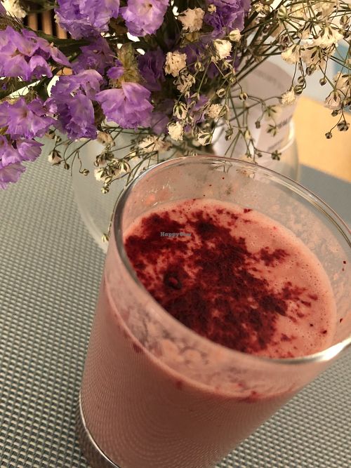 Glow and shine smoothie  at Bliss Pure Foods in Kathmandu