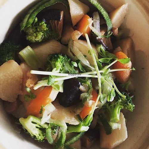 Bliss veggies  at Bliss Pure Foods in Kathmandu