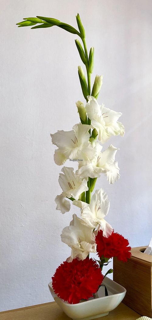 Bliss flowers arrangement  at Bliss Pure Foods in Kathmandu