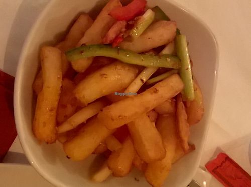 Salt and pepper chips at Red Dragon Chinese Fusion in South Shields