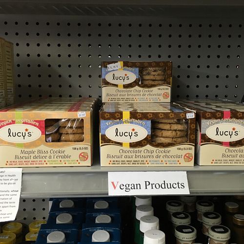Vegan cookies, choc chip, vanilla and chocolate  at DTC Natural Store in Barrington
