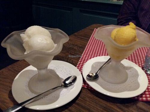 dessert at La Famiglia in Delft