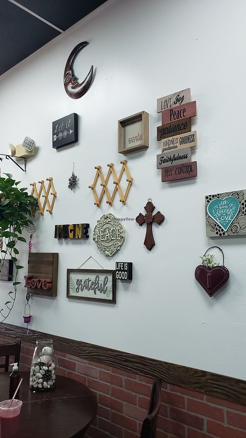 Wall of Thought at Splurge Juice Bar and Cafe in Hialeah