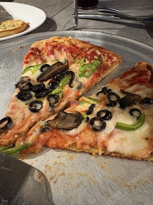 Build your own vegan pizza  at Mellow Mushroom in Huntsville