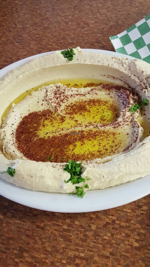 Hummus Platter at Green Corner in Mesa