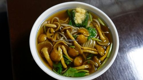 Nameko Mushroom Soba at Ebisu Soba in Takayama