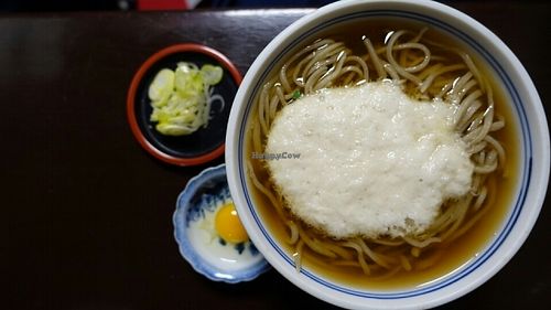 Tororo Soba (Grated Mountain Yam) at Ebisu Soba in Takayama