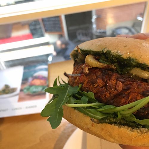 Italian burger  at ROOTS  - Heisteeg in Amsterdam