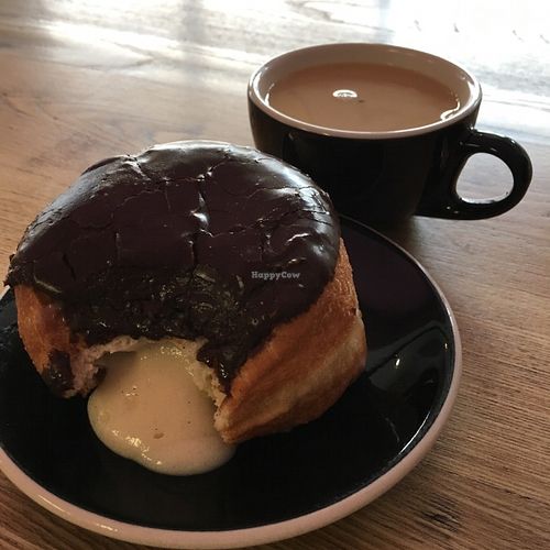 Boston Cream! at Dottie's Donuts - Springfield Ave in Philadelphia