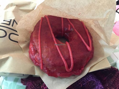 Cranberry soy milk at Doughnut Plant - Lumine Est in Tokyo