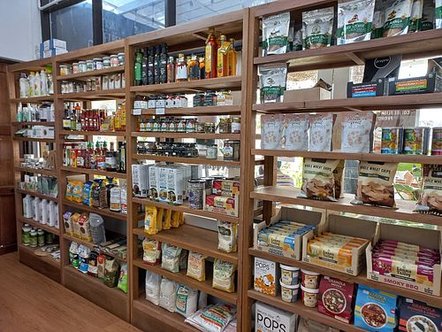 Grocery section #Veganuary at Food4Thought in Chiang Mai