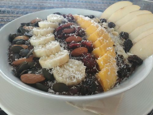 Chocolate oats at Food4Thought in Chiang Mai