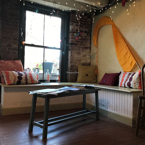 Lounge nook at Suecakes in Belfast