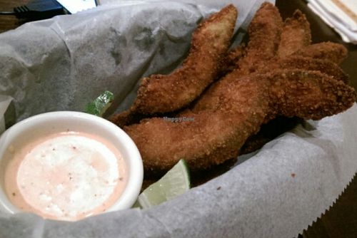 Avocado fries at VSpot in Brooklyn