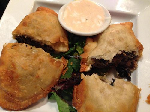 Philly Cheese Empanada at VSpot in Brooklyn