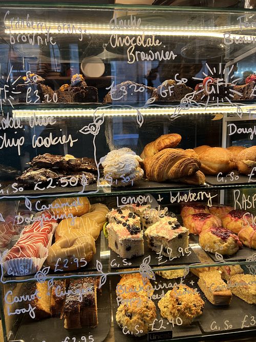 Treats selection   at Bonobo Cafe in Aberdeen