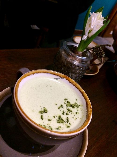 Matcha Latte at Bonobo Cafe in Aberdeen
