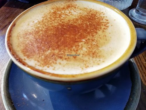 Dirty chai latte at Bonobo Cafe in Aberdeen