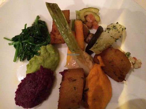 polenta meal at The Global Village Restaurant  in Dingle