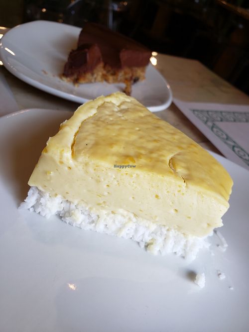 Coconut cream at Cinnamon Cafe in Fredericton