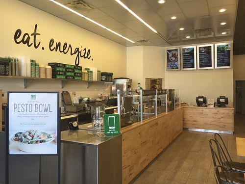 Interior at freshii in Brockville