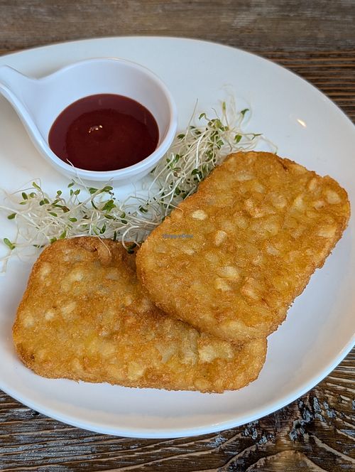 Hash browns at LN Fortunate Coffee in Hong Kong Island