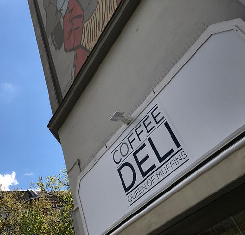 store front at Queen of Muffins - Pohlstrasse in Berlin