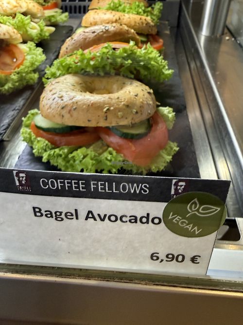 bagel  at Coffee Fellows in Aschaffenburg