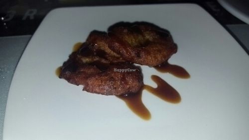 fried banana dessert at La Casa Verde in Lima