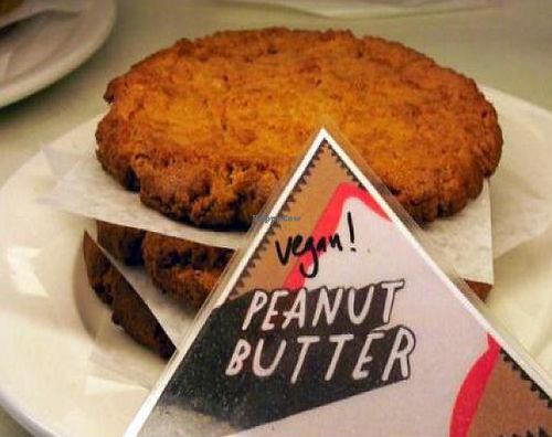 vegan peanut butter cookies at Marie Catrib's in Grand Rapids
