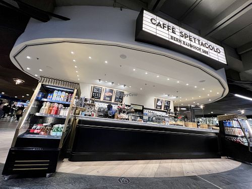 outside at Caffe Spettacolo in Bern