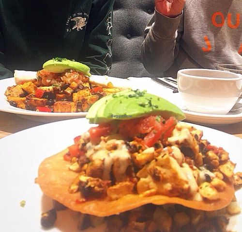 Vegan Rancheros at Blu Jam Cafe Daikanyama at Blu Jam Cafe - Daikanyama in Tokyo