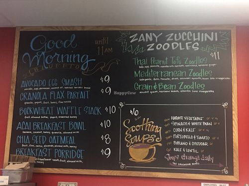 Breakfast, Zoodles and Soup  at The Juice Hive  in Bluffton