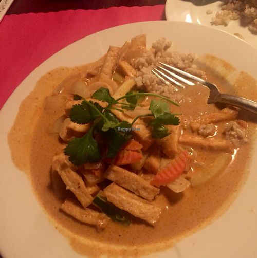 tofu curry dish  at Hana Sushi & Japanese Fusion in Bluffton