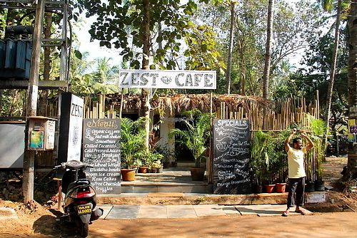 Zest from the Palolem main road.  at Zest in Palolem