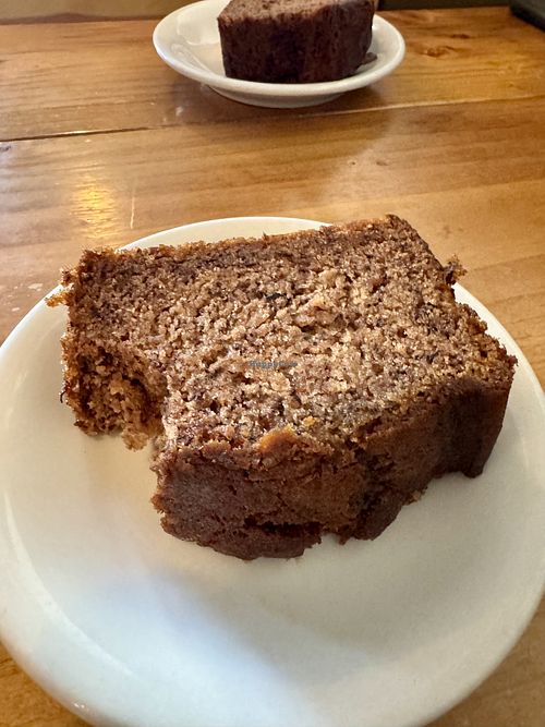 Vegan banana bread - moist n sweet!  at Groundswell in St Paul