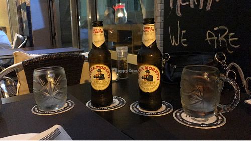 vegan beer at San Andrea  in Gran Canaria