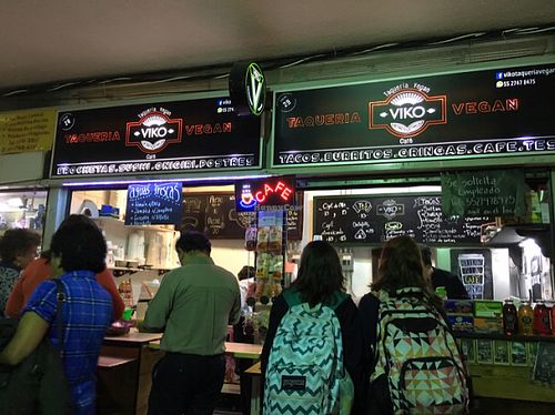 In the tunnel when you cross the streets  at Viko in Mexico City