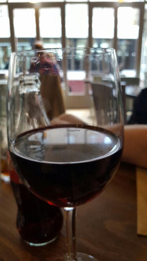 organic vegan Shiraz  at Zizzi - Queensferry St in Edinburgh