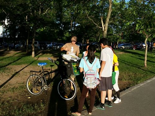 in the park at Indy Burger in Udon Thani