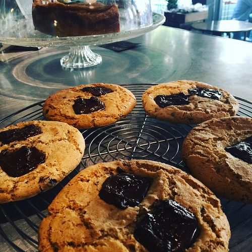 vegan cookies at Cafe Cacahuete in Geneva