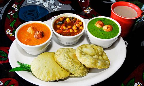 North Indian Sampler at Annapurna's World Vegetarian Cafe - Eastside in Albuquerque