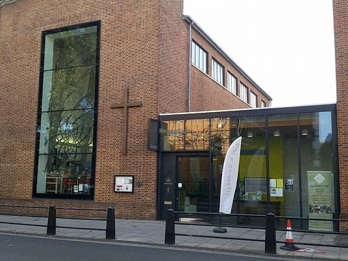 outside view at Lumen Cafe - Black Olive Cooks in London